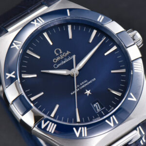 Constellation 41mm VSF Blue Ceramic Blue Dial Blue Gummy Strap A8900 - Image 8