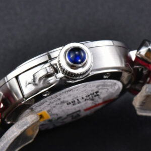 Pasha Ladies AF 30MM White Dial Rose Red Leather Strap Jap Quartz - Image 28