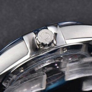 Constellation 41mm VSF Blue Ceramic Blue Dial Blue Gummy Strap A8900 - Image 10