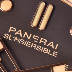 PAM968 47mm Bronzo VSF Brown Ceramic Bezel and Dial Brown Leather Strap 9010 - Image 2