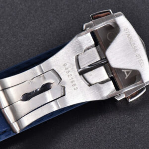 Constellation 41mm VSF Blue Ceramic Blue Dial Blue Gummy Strap A8900 - Image 16