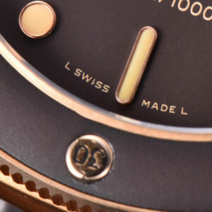 PAM968 47mm Bronzo VSF Brown Ceramic Bezel and Dial Brown Leather Strap 9010 - Image 5