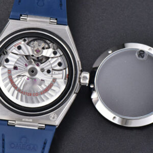 Constellation 41mm VSF Blue Ceramic Blue Dial Blue Gummy Strap A8900 - Image 23