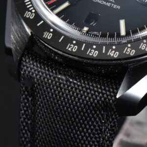 Speedmaster ‘Dark Side Of The Moon’ Real Ceramic OMF 44MM Black Dial Nylon Strap A9300 - Image 6