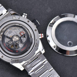 Calibre Heuer 01 Chrono XF 43MM PVD Black Dial SS Bracelet A1887 - Image 11