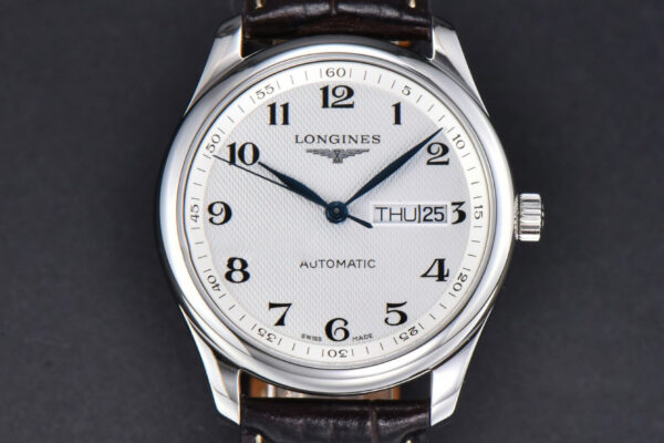 Longines Master Automatic 40mm LGF White Dial Leather Strap