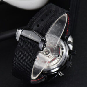Speedmaster ‘Dark Side Of The Moon’ Real Ceramic OMF 44MM Black Dial Nylon Strap A9300 - Image 11