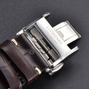 Longines Master Automatic 40mm LGF White Dial Leather Strap - Image 12