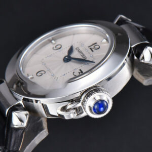 Pasha Ladies AF 30MM White Dial Black Leather Strap Jap Quartz - Image 11