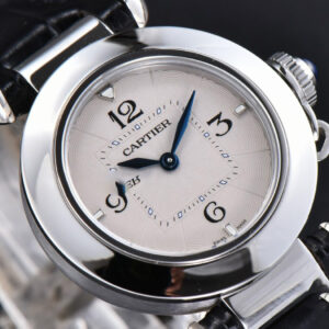 Pasha Ladies AF 30MM White Dial Black Leather Strap Jap Quartz - Image 12
