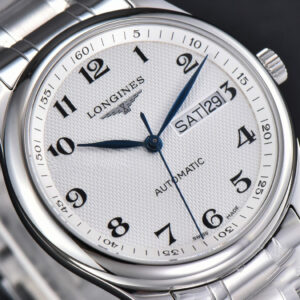 Longines Master Automatic 40mm LGF White Dial SS Bracelet - Image 10