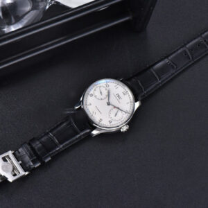 Portuguese Real PR IW500104 ZF 42MM White Dial Black Leather Strap A51011 - Image 15