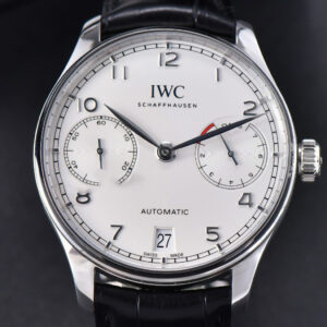Portuguese Real PR IW500104 ZF 42MM White Dial Black Leather Strap A51011