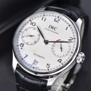 Portuguese Real PR IW500104 ZF 42MM White Dial Black Leather Strap A51011 - Image 17