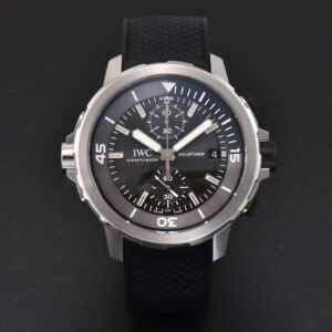 Aquatimer Chrono 44mm RSF Black Dial Black Rubber Strap A7750 - Image 7