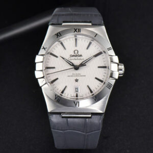 Constellation AIF 41MM White Textured Dial Black Gummy Strap A8900 Super Clone - Image 12