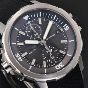Aquatimer Chrono 44mm RSF Black Dial Black Rubber Strap A7750 - Image 16