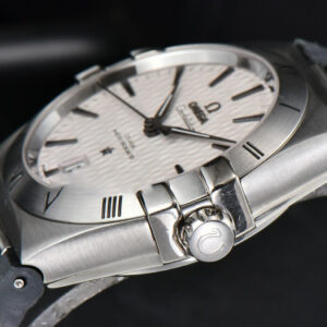Constellation AIF 41MM White Textured Dial Black Gummy Strap A8900 Super Clone - Image 19