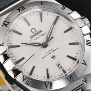 Constellation AIF 41MM White Textured Dial Black Gummy Strap A8900 Super Clone - Image 20