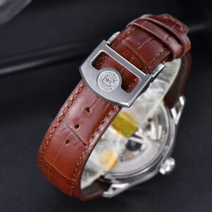 Portuguese Real PR IW500106 ZF 42MM Gray Dial Brown Leather Strap A51011 - Image 12