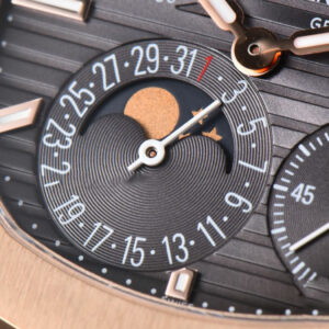 Nautilus 5712/R 41mm PPF RG Brown Dial Brown Leather Strap A240 Super Clone V2 - Image 3