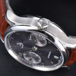 Portuguese Real PR IW500106 ZF 42MM Gray Dial Brown Leather Strap A51011 - Image 14