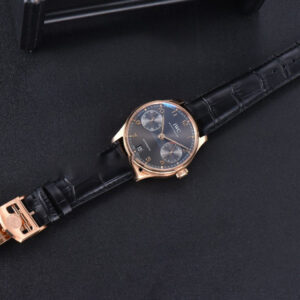 Portuguese Real PR IW500702 ZF 42MM RG Gray Dial Brown Leather Strap A51011 - Image 7