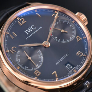 Portuguese Real PR IW500702 ZF 42MM RG Gray Dial Brown Leather Strap A51011 - Image 15