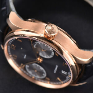 Portuguese Real PR IW500702 ZF 42MM RG Gray Dial Brown Leather Strap A51011 - Image 16