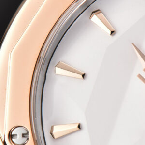 Classic Fusion Orlinski 40mm APSF RG White Faceted Dial White Rubber Strap A2892 - Image 3