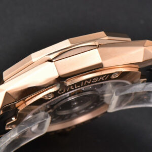 Classic Fusion Orlinski 40mm APSF RG White Faceted Dial White Rubber Strap A2892 - Image 10