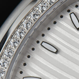 Nautilus 7118 Ladies 3KF 35MM Diamond White Dial SS Bracelet 324CS - Image 18