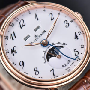 Villeret 6654 Complicated Function OMF 40MM RG White Dial Brown Leather Strap CAL6654 V3 - Image 10
