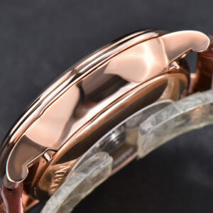 Villeret 6654 Complicated Function OMF 40MM RG White Dial Brown Leather Strap CAL6654 V3 - Image 13