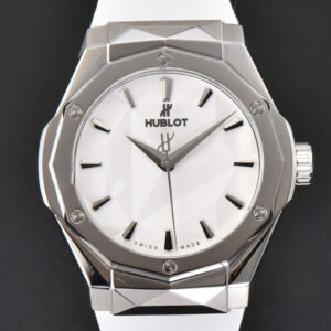 Classic Fusion Orlinski 40mm APSF White Faceted Dial White Rubber Strap A2892