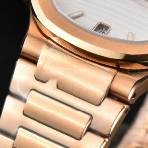 Nautilus 7118 Ladies 3KF 35MM RG White Dial RG Bracelet 324CS - Image 5
