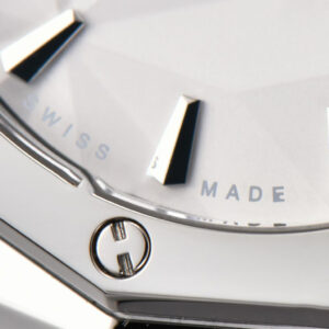 Classic Fusion Orlinski 40mm APSF White Faceted Dial White Rubber Strap A2892 - Image 4
