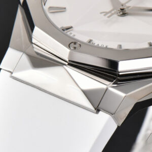 Classic Fusion Orlinski 40mm APSF White Faceted Dial White Rubber Strap A2892 - Image 5