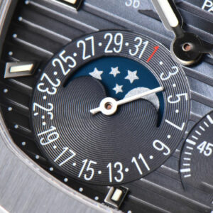 Nautilus 5712/G 41mm PPF SS Blue Dial Blue Leather Strap A240 Super Clone V4 - Image 3