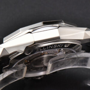 Classic Fusion Orlinski 40mm APSF White Faceted Dial White Rubber Strap A2892 - Image 10