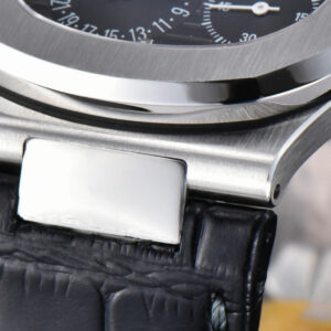 Nautilus 5712/G 41mm PPF SS Blue Dial Blue Leather Strap A240 Super Clone V4 - Image 6