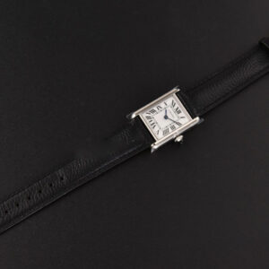 Tank Must Small 29.5×22mm K11F White Dial Litchi Grained Strap Quartz - Image 3
