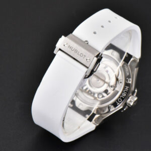 Classic Fusion Orlinski 40mm APSF White Faceted Dial White Rubber Strap A2892 - Image 11