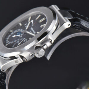 Nautilus 5712/G 41mm PPF SS Blue Dial Blue Leather Strap A240 Super Clone V4 - Image 7