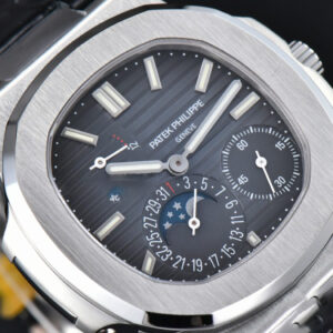 Nautilus 5712/G 41mm PPF SS Blue Dial Blue Leather Strap A240 Super Clone V4 - Image 8