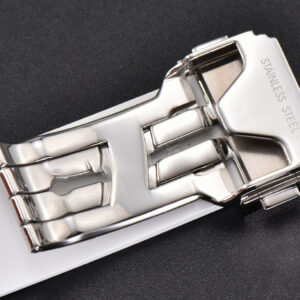 Classic Fusion Orlinski 40mm APSF White Faceted Dial White Rubber Strap A2892 - Image 15