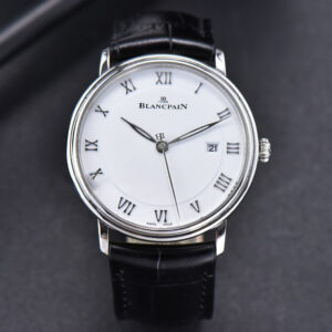 Villeret 6651 ZF 40MM White Dial Black Leather Strap CAL1151 - Image 4