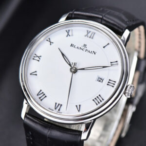 Villeret 6651 ZF 40MM White Dial Black Leather Strap CAL1151 - Image 5