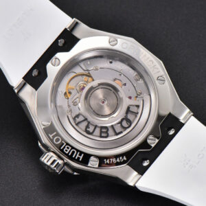 Classic Fusion Orlinski 40mm APSF White Faceted Dial White Rubber Strap A2892 - Image 17