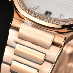Nautilus 7118 Ladies 3KF 35MM RG Diamond White Dial RG Bracelet 324CS - Image 25